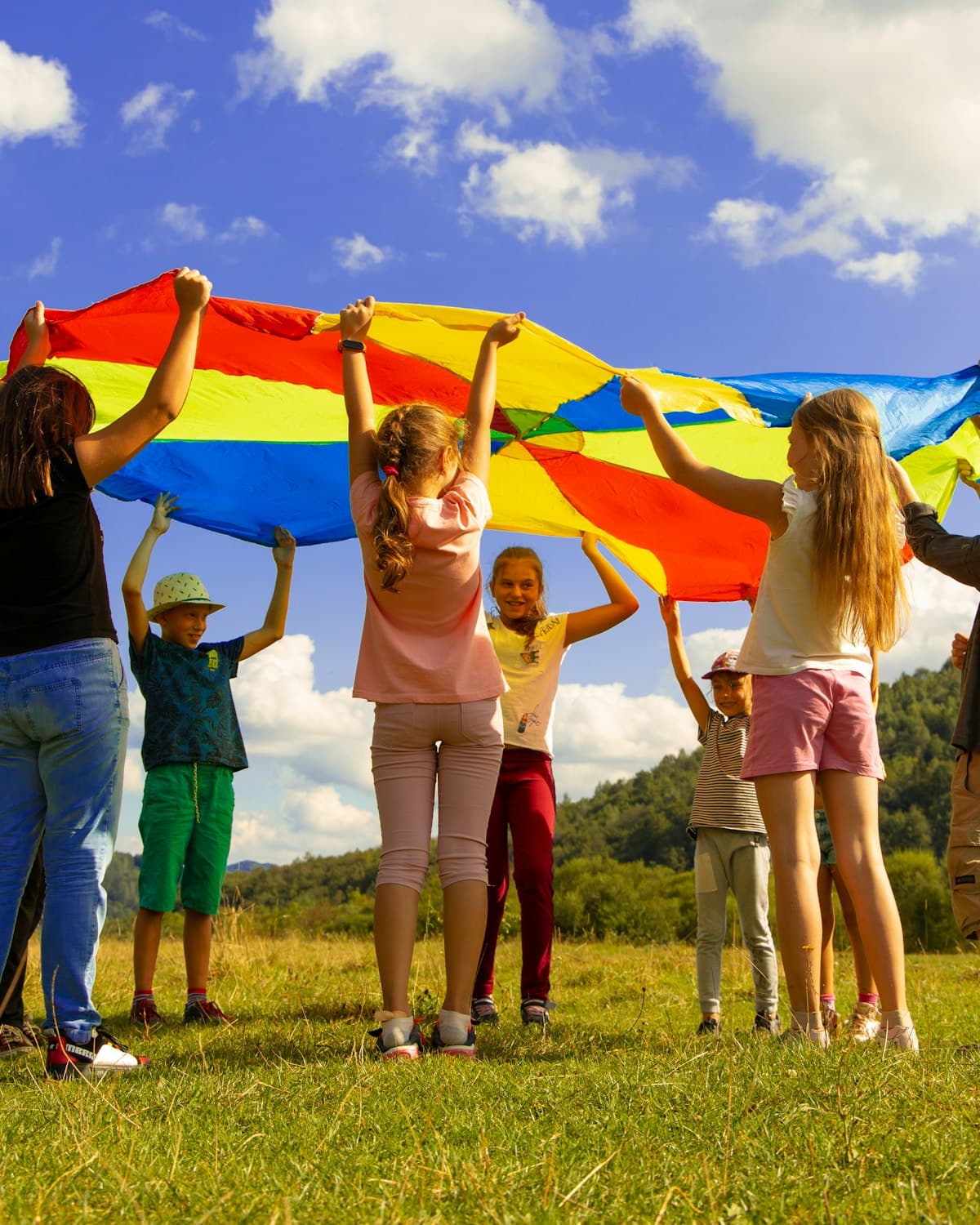 Children at a Swiss summer camp